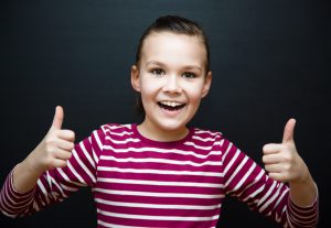 Portrait of young businesswoman in office